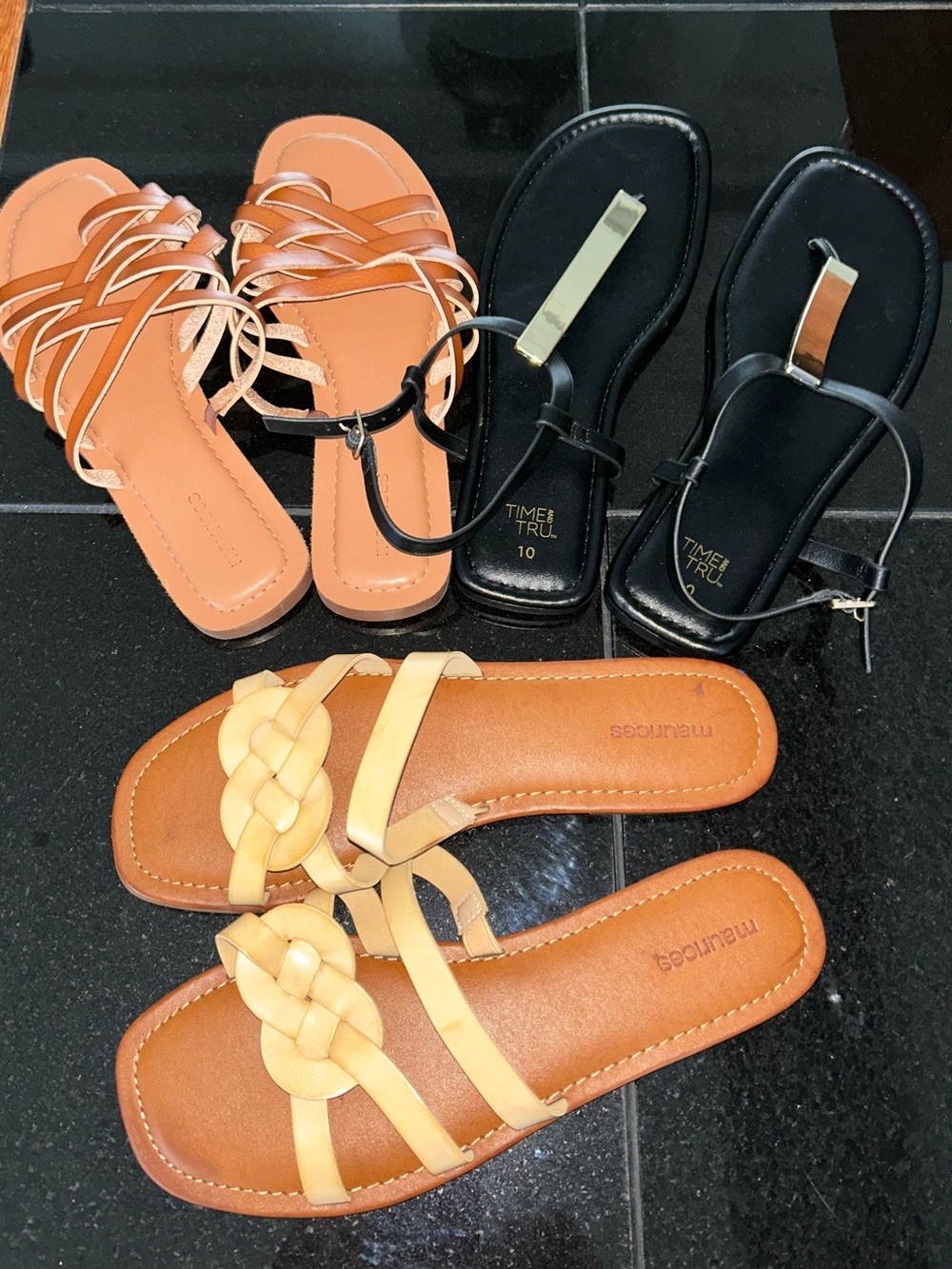 Lot of 3 pair women’s sandals